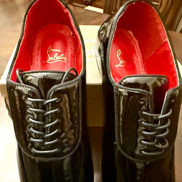 NEW/AUTHENTIC - Christian Louboutin Men’s Patent Leather Luxury Dress Shoes - Picture 12 of 16